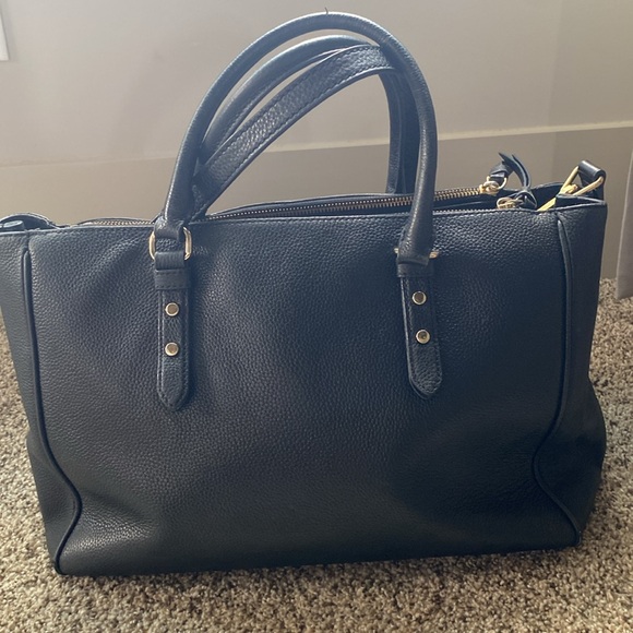 KATE SPADE ♠️ LISE MULBERRY STREET BLACK LEATHER CROSSBODY - Picture 8 of 17